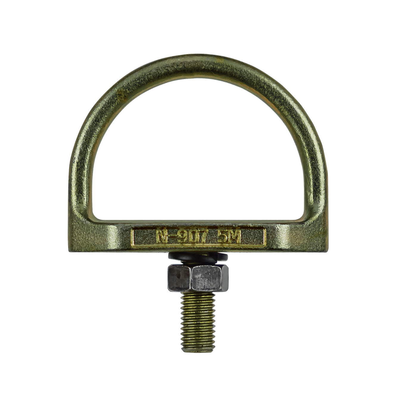 d-bolt anchor, steel body, nut and lock washer