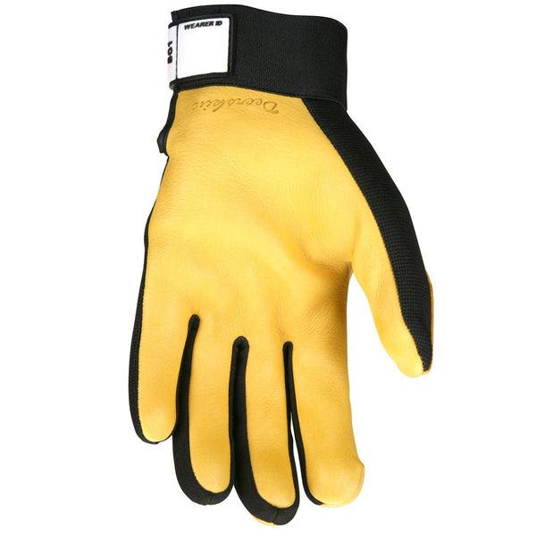 MCR Safety High Vis Yellow Coated Gloves,xl