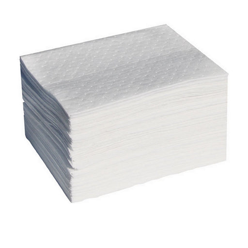 Oil Only Bonded Absorbent Pads, White, 200 Pads per Bale, BP200 - BHP Safety Products