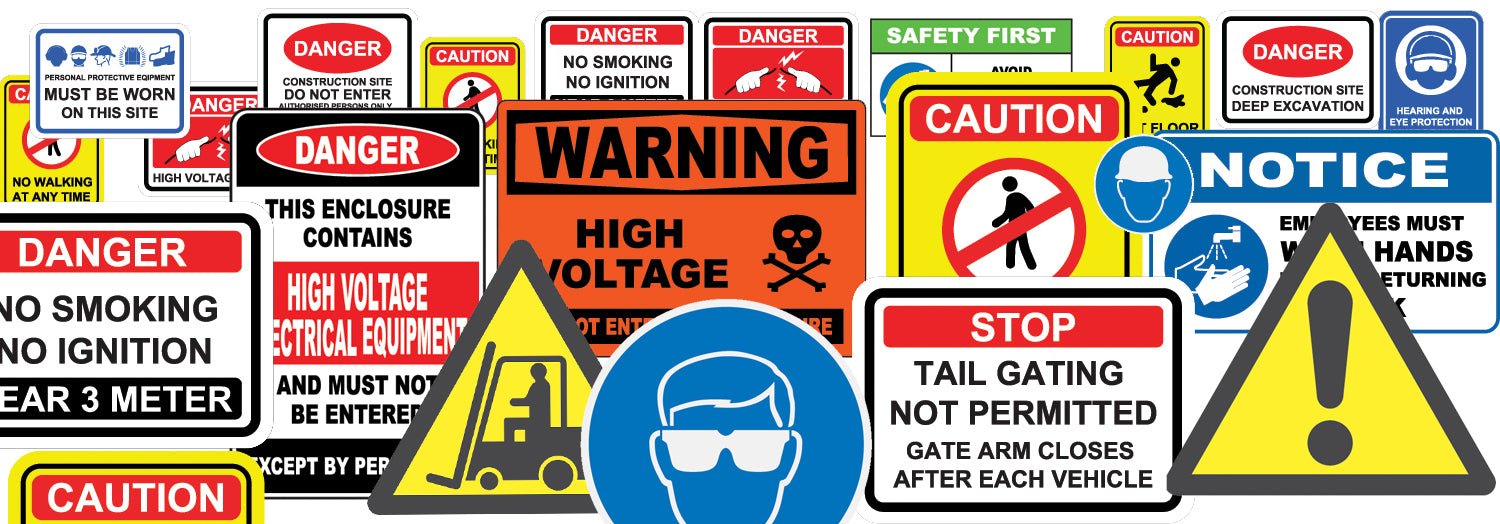 Labeling Sign Examples Signs and Labels — BHP Safety Products
