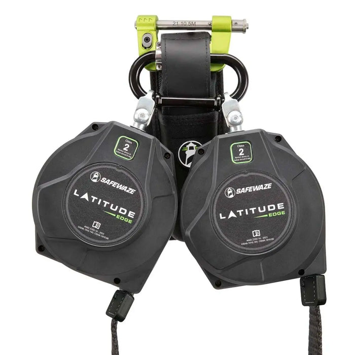 SafeWaze Latitude Edge 8 Ft Dual Web SRL-P, Class 2, Rebar Hooks, 023-5346