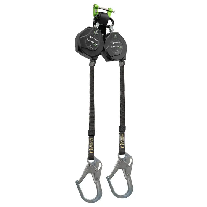 SafeWaze Latitude Edge 8 Ft Dual Web SRL-P, Class 2, Rebar Hooks, 023-5346