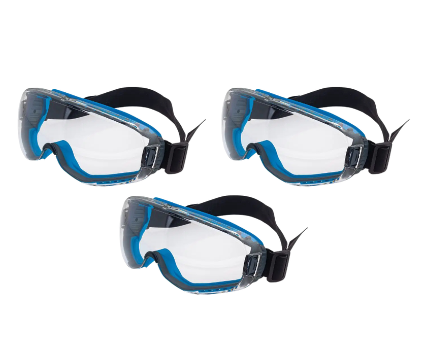 Encon Veratti 900 Goggle Blue & Black Frame, Clear Lens, AFR