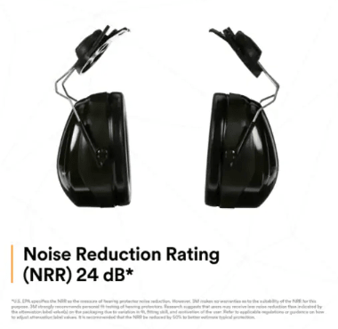 3M PELTOR Optime 101 Earmuffs H7P3E (Hard Hat Attachable) - BHP Safety Products