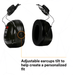 3M PELTOR Optime 101 Earmuffs H7P3E (Hard Hat Attachable) - BHP Safety Products