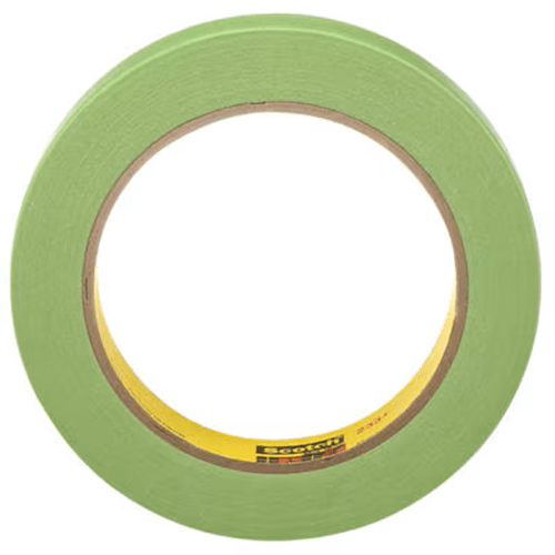 3M Performance Green Masking Tape 233+, 26336, 24 mm x 55 m, 24/Case - BHP Safety Products