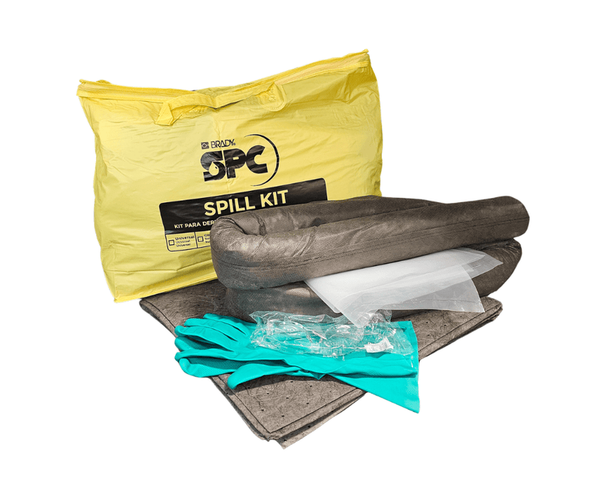 5 Gallon Universal Spill Kit - Economy - Perfect for Trucks - Chemical or Oil - BHP Safety Products