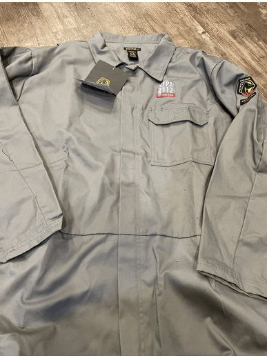 Black Stallion CF2117 - ST 7oz. AR/FR Cotton Coverall, Stone Khaki - BHP Safety Products