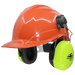 Bullhead Safety Hi - Vis Lime, Cap - Mounted, NRR 22 dB Earmuffs, HP - M3 - BHP Safety Products