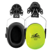 Bullhead Safety Hi - Vis Lime, Cap - Mounted, NRR 22 dB Earmuffs, HP - M3 - BHP Safety Products