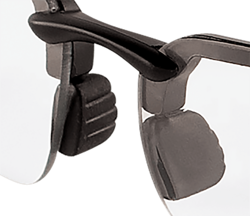 Bullhead Swordfish Clear Bifocal/Reader Style Lens, Matte Black Frame Safety Glass (+1.5, +2.0, +2.5) - BHP Safety Products