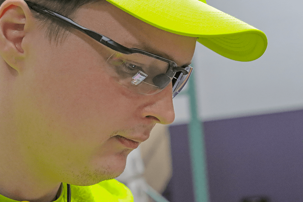 Bullhead Swordfish Clear Bifocal/Reader Style Lens, Matte Black Frame Safety Glass (+1.5, +2.0, +2.5) - BHP Safety Products