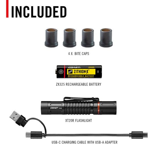 Coast XT20R 520 Lumen USB-C Rechargeable Focusing LED Penlight (1 Each — BHP Safety Products