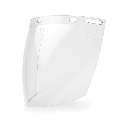 Delta Plus FS - 12L Molded Aspherical Lexan Face Shield, 12"Hx0.078"Wx8"L, Polycarbonate, WELFS12L - BHP Safety Products