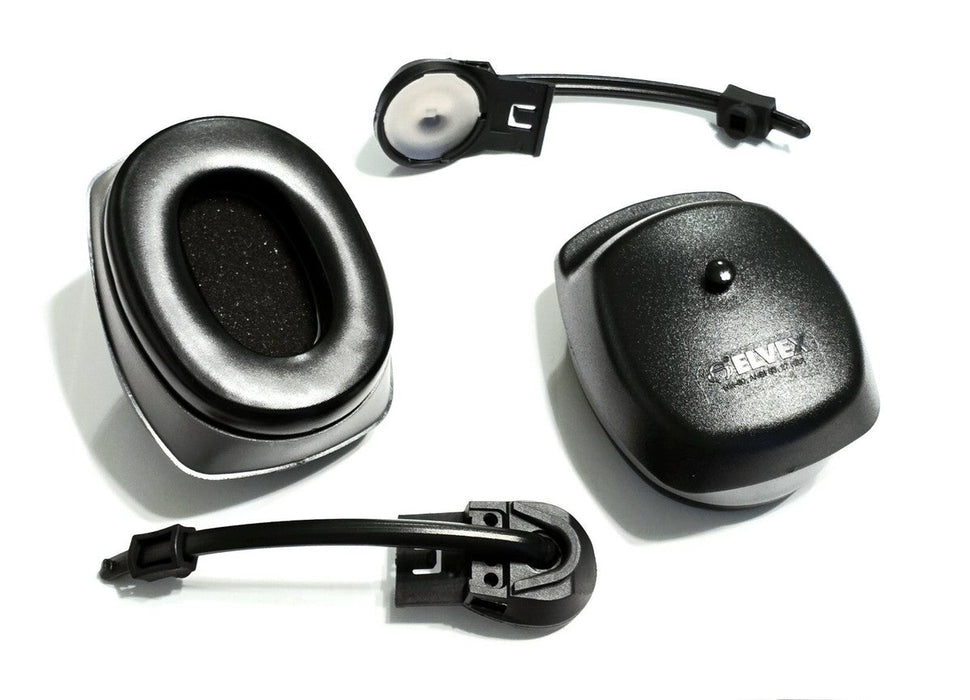 Elvex® QuickSnap™ Cap - Mounted Large Volume Ear Muff, Black, HM - 6029 - BHP Safety Products