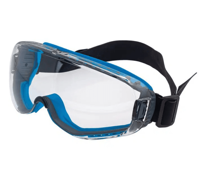 Encon Veratti 900 Goggle Blue & Black Frame, Clear Lens, AFR - BHP Safety Products