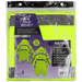 FrogWear Hi - Vis Lime PVC - Coated Polyester Rain Poncho, GLO - 850 - BHP Safety Products