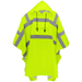 FrogWear Hi - Vis Lime PVC - Coated Polyester Rain Poncho, GLO - 850 - BHP Safety Products
