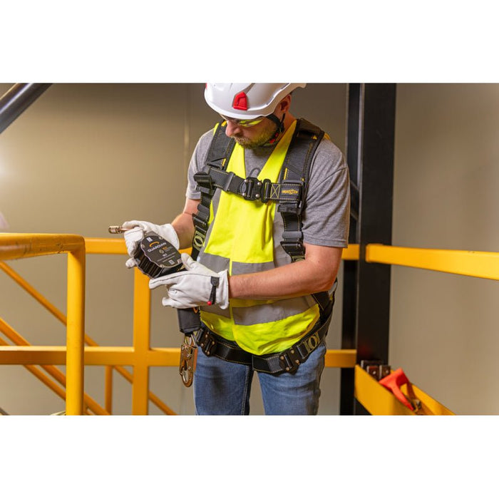 Guardian Halo 11 ft Class 1 Web SRL - P with Single Steel Snap Hook, 10900 - BHP Safety Products