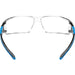 Iron - Fog Premium Grade Anti - Fog Safety Glasses Blue Frame, Clear Lens 3085 - BL - C/A - BHP Safety Products