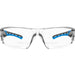 Iron - Fog Reader Premium Grade Anti - Fog Safety Glasses Blue Frame, Clear Lens with Bifocal - BHP Safety Products