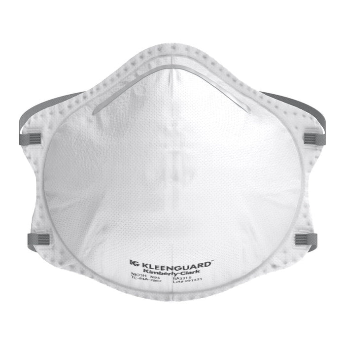 KleenGuard™ 3300 Particulate Respirator, Molded Cup Style, NIOSH - Approved, Regular Size, 54625 - BHP Safety Products