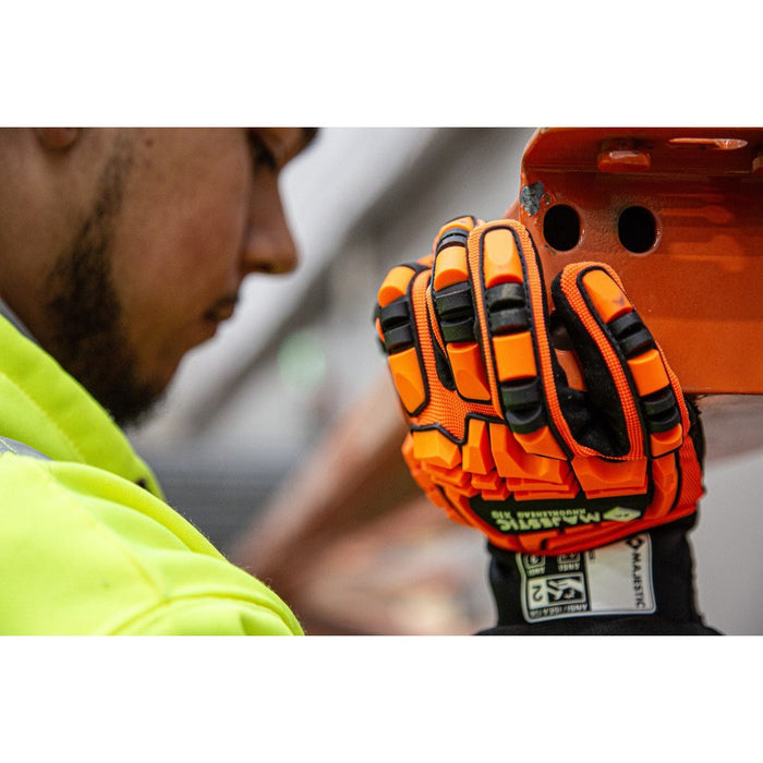 Majestic 21242HO - HY Knucklehead X10 Mechanics Glove - BHP Safety Products
