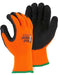 Majestic Glove 3396HO Polar Penguin Winter Lined with Latex Dipped Palm, Orange (12/Pairs) - BHP Safety Products