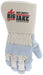 MCR Safety Big Jake Series Premium Leather Palm 4.5" Rubberized Safety Cuff Work Glove - BHP Safety Products