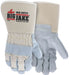 MCR Safety Big Jake Series Premium Leather Palm 4.5" Rubberized Safety Cuff Work Glove - BHP Safety Products