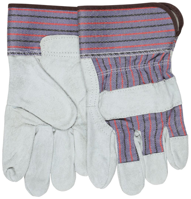 MCR Safety Leather Palm Work Glove, 2 - 1/2" Safety Cuff, 1300 - BHP Safety Products