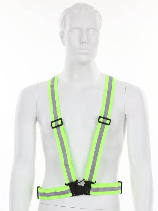MCR Safety Reflective Suspender/Sash with Reflective Striping, HVS18 - BHP Safety Products