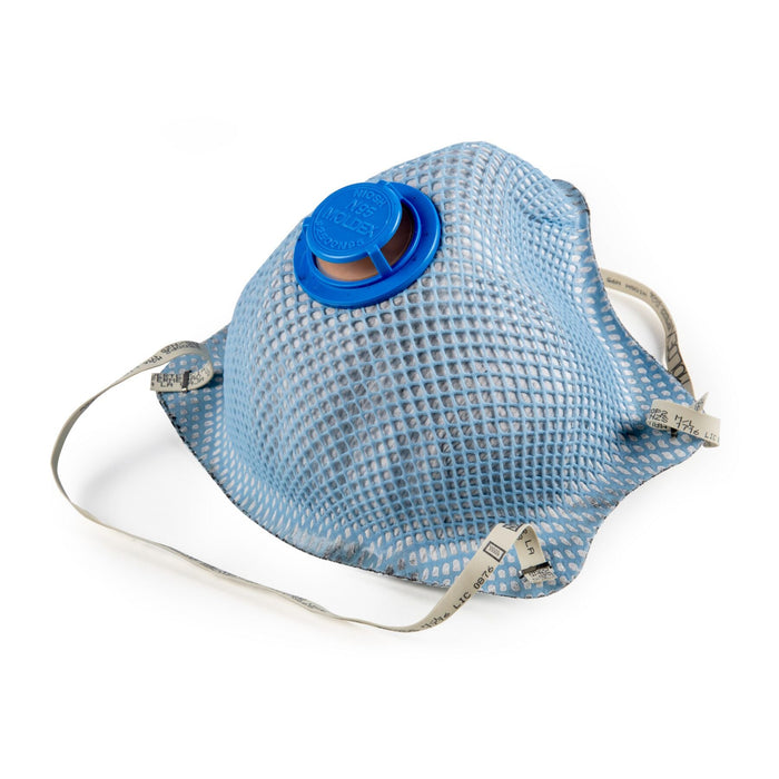 Moldex 2500N95 Disposable Particulate Respirator Plus Nuisance Acid Gases with Valve, Medium/Large, NIOSH Approved - BHP Safety Products