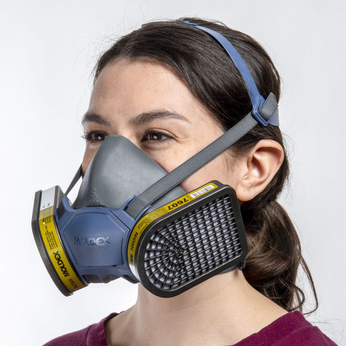 Moldex 7607 Semi - Rectangular Multi - Gases/Vapors Smart Cartridge for 7000/7800/9000 Series Reusable Respirators - BHP Safety Products