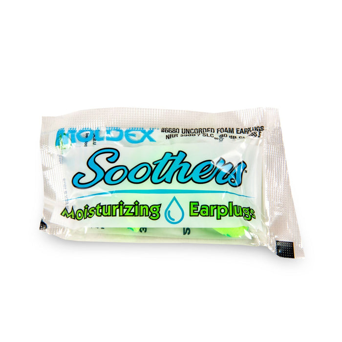 Moldex Soothers™ Moisturizing Foam Earplugs 6680, NRR 33 dB - BHP Safety Products