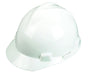 MSA V - Gard Slotted Cap, Size Large, White, w/Fas - Trac III Suspension, 477482 - BHP Safety Products