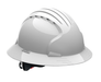 PIP Evolution Deluxe 6161 Full Brim Hard Hat with HDPE Shell, 6 - Point Ratchet Suspension, Non - Vented - BHP Safety Products