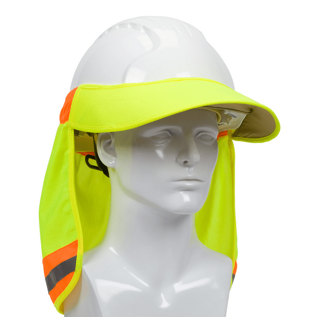 PIP EZ - Cool Hi - Vis Hard Hat Visor and Neck Shade, 396 - 800 - BHP Safety Products