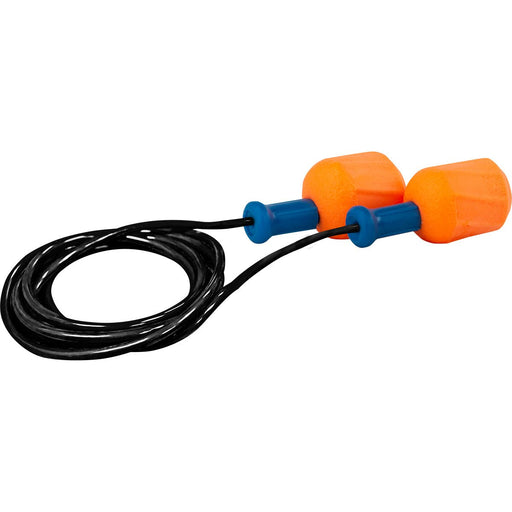 PIP EZ - Twist Disposable Soft Polyurethane Foam Corded Ear Plugs, NRR 30, Box of 100 - BHP Safety Products