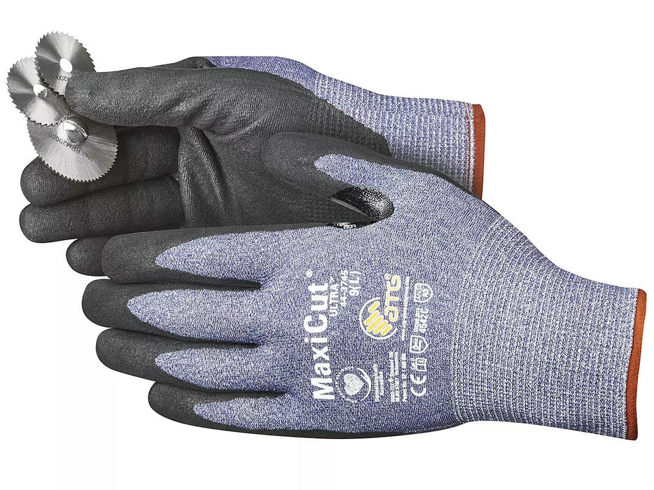 PIP MaxiCut Ultra Seamless Knit Glove w/ Premium Nitrile Coated MicroFoam Grip, 44 - 3745 - BHP Safety Products