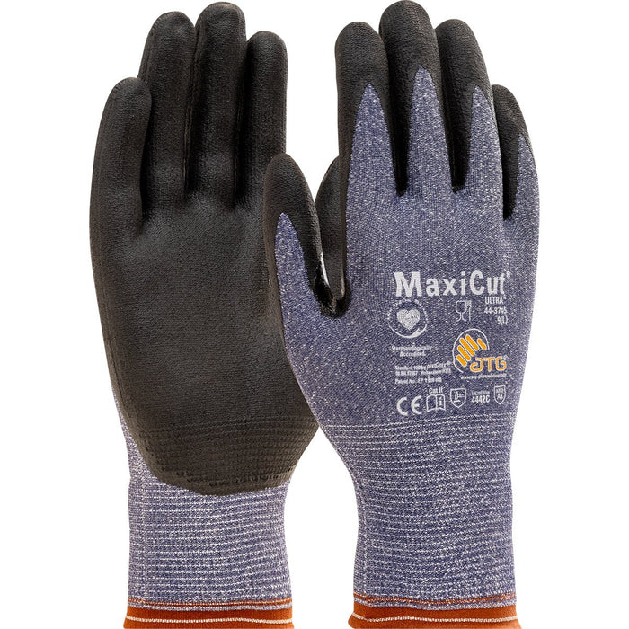 PIP MaxiCut Ultra Seamless Knit Glove w/ Premium Nitrile Coated MicroFoam Grip, 44 - 3745 - BHP Safety Products