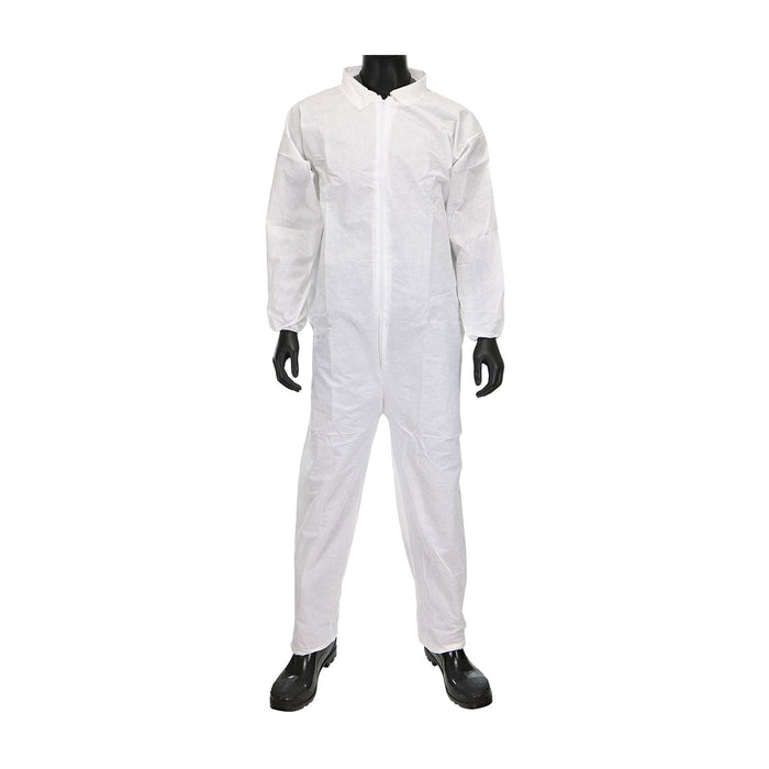 PIP® SMS Coverall with Elastic Wrist & Ankle 42 gsm, C3852/XL - BHP Safety Products