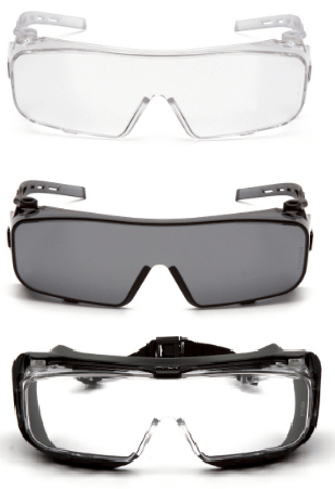Pyramex Cappture and Cappture PLUS OTG Safety Glass - BHP Safety Products