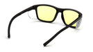 Pyramex Conaire Safety Glasses, Black Frame with Intergrated Side Shields - BHP Safety Products