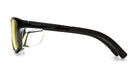 Pyramex Conaire Safety Glasses, Black Frame with Intergrated Side Shields - BHP Safety Products