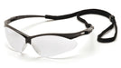 Pyramex PMXTREME Glasses Black Frame/Gray Lens with Black Cord - BHP Safety Products