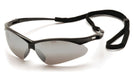 Pyramex PMXTREME Glasses Black Frame/Gray Lens with Black Cord - BHP Safety Products