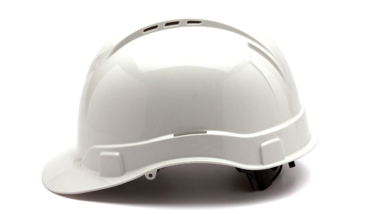 Pyramex Ridgeline Cap Style Hard Hat, 4 - Point Ratchet Suspension, Vented - BHP Safety Products