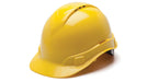 Pyramex Ridgeline Cap Style Hard Hat, 4 - Point Ratchet Suspension, Vented - BHP Safety Products