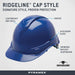 Pyramex Ridgeline Cap Style Hard Hat, 4 - Point Ratchet Suspension, Vented - BHP Safety Products